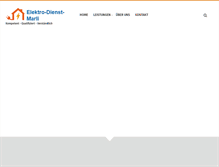 Tablet Screenshot of elektro-dienst-marli.de